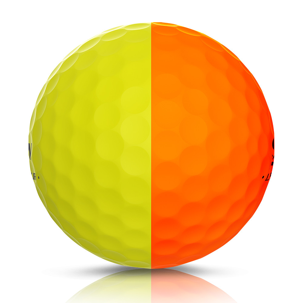 Srixon Q-Star Tour Divide 2 Golf Balls - Brite Yellow / Orange